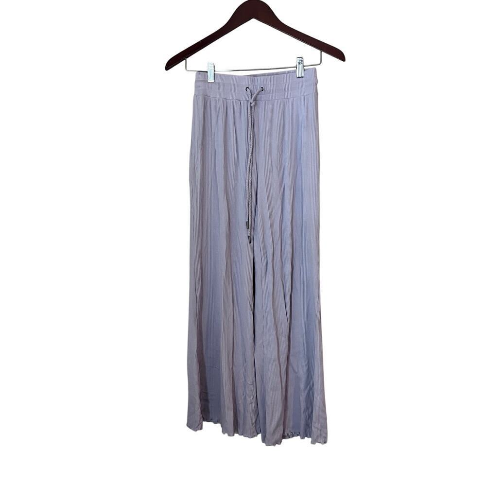 Anthropologie Daily Practice Flowy Lounge Pant Ruffle Hem XS Lavender Purple